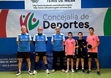 Pleno de victorias de los equipos del Huétor Vega Tenis de Mesa