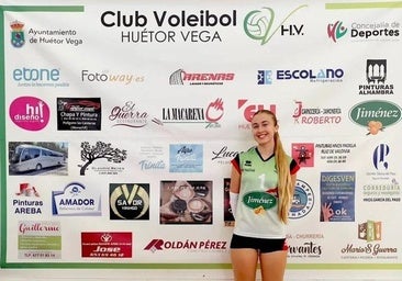 Daniela García Santos, jugadora del Club Voleibol Huétor Vega.