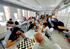 Numerosas partidas con participantes de todas las edades en el Espacio Joven.