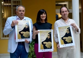 Presentación del cartel del Festival Flamenco de Huétor Vega en el Palacio de Niñas Nobles de Granada.