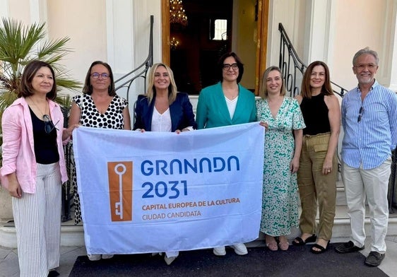 Encuentro en el Palacio de Quinta Alegre, con la participación del instituto de Huétor Vega.