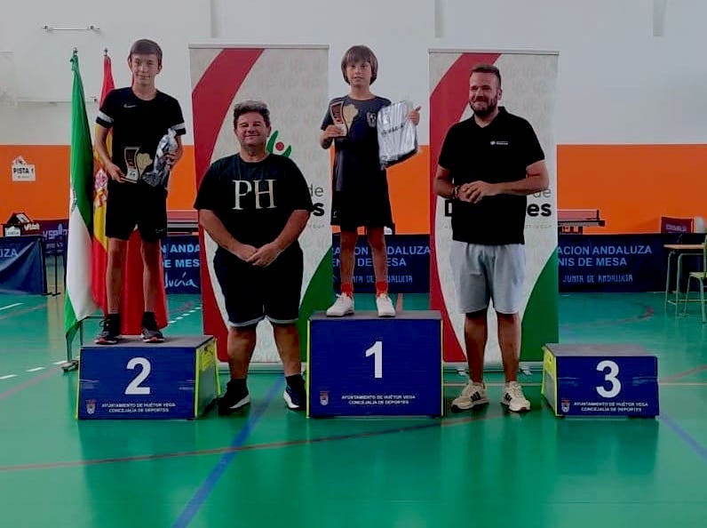 Podio local de los más jóvenes.