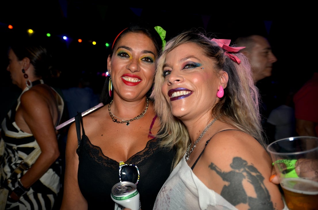 Fiesta 'ochentera' en Huétor Vega