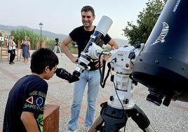Sorpresas a través de un telescopio láser en Huerta Cercada.
