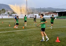 Primeros entrenamientos en Las Viñas.