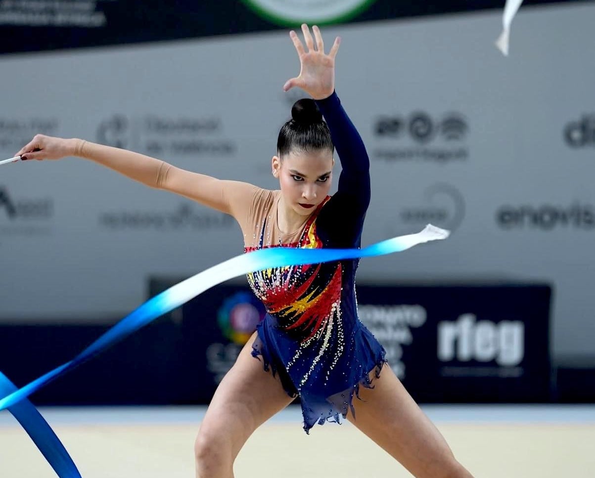 Marta Cordobilla, componente de la selección española de gimnasia rítmica.