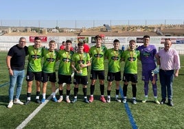 Los ocho internacionales, antes del choque ante el Alhaurino.