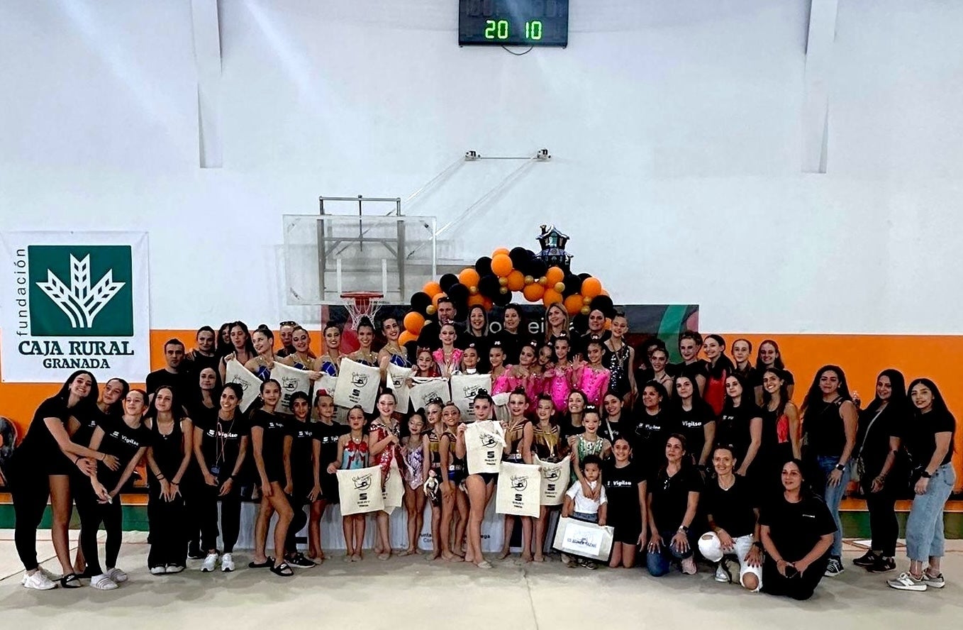 El Torneo Nazarí de Huétor Vega reúne a más de medio millar de gimnastas
