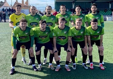 Once inicial del CD Huétor Vega ante el Churriana de la Vega.