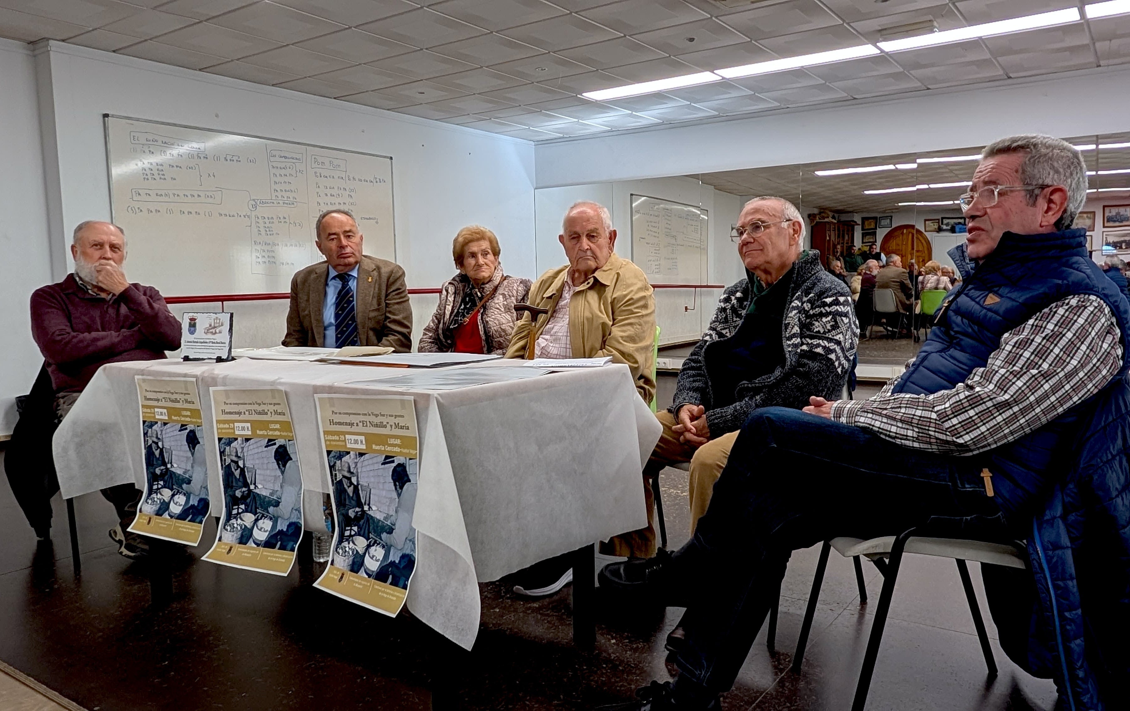 Enrique Alguacil, Mario del Paso, María Moral, Antonio Hurtado, Paco Cáceres y Manuel Cala.
