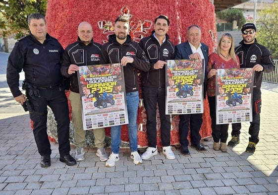 Presentación de la Papanoelada Solidaria en Huétor Vega.