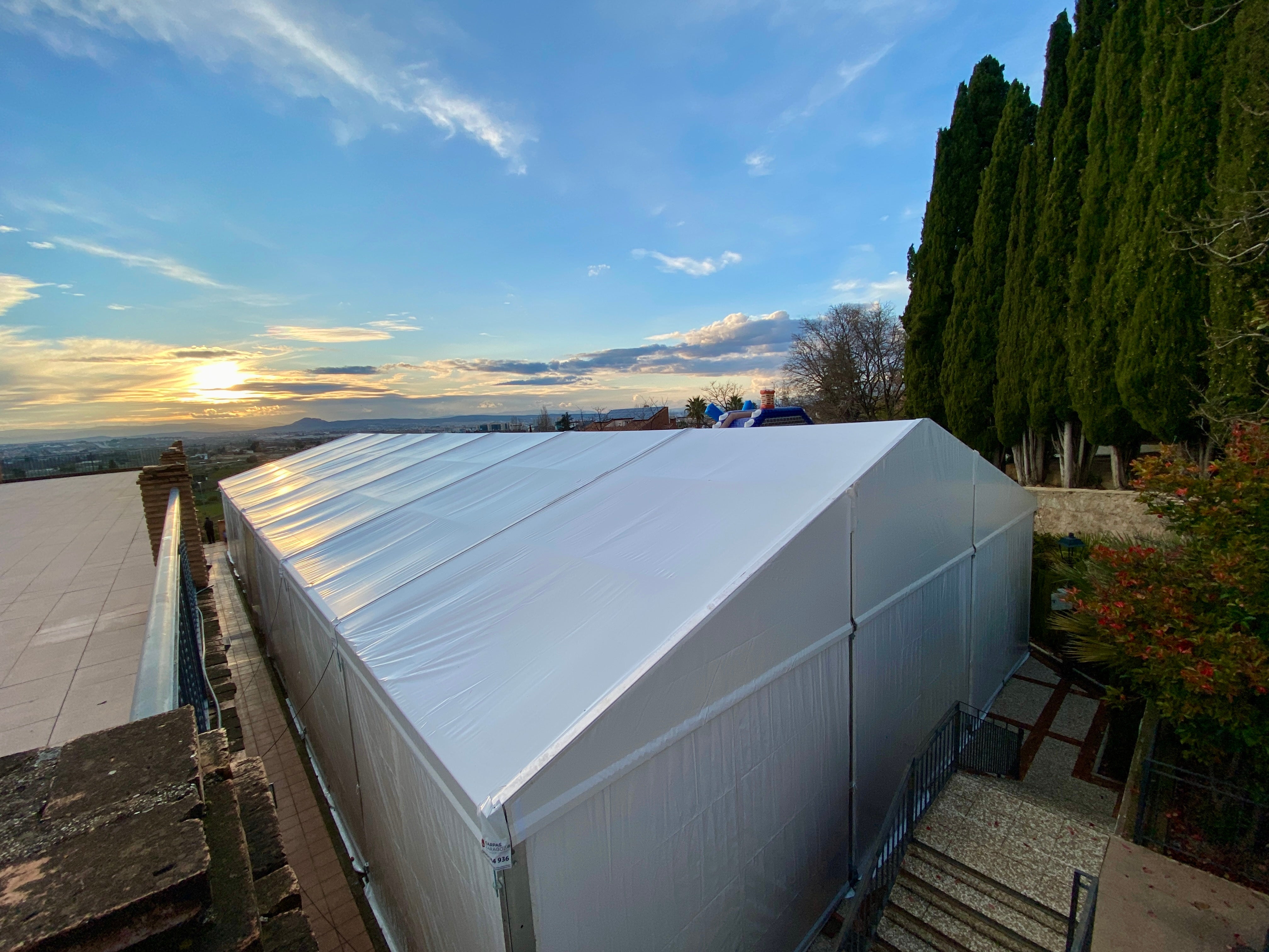 Así es la carpa de 600 metros de Huétor Vega para este invierno