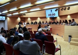 Último pleno celebrado en el Ayuntamiento de Huétor Vega.