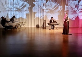 El pianista Héctor Eliel Márquez y la soprano Kika Borrego, en el Centro Huerta Cercada.