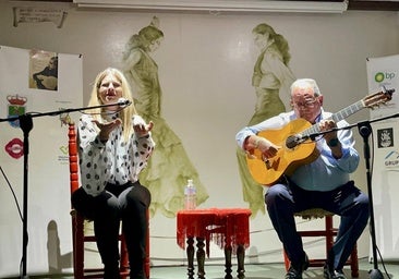 Velada del pasado 8 de mayo, con Gema Mariscal y Fernando Rodríguez.