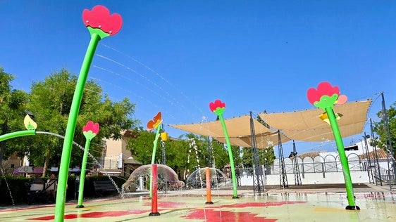 Ya funcionan los caños de agua del Parque de La Nava y la Plaza Abdal Malik