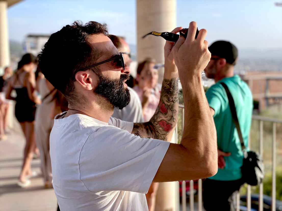 Huétor Vega fue un lugar privilegiado para ver el eclipse