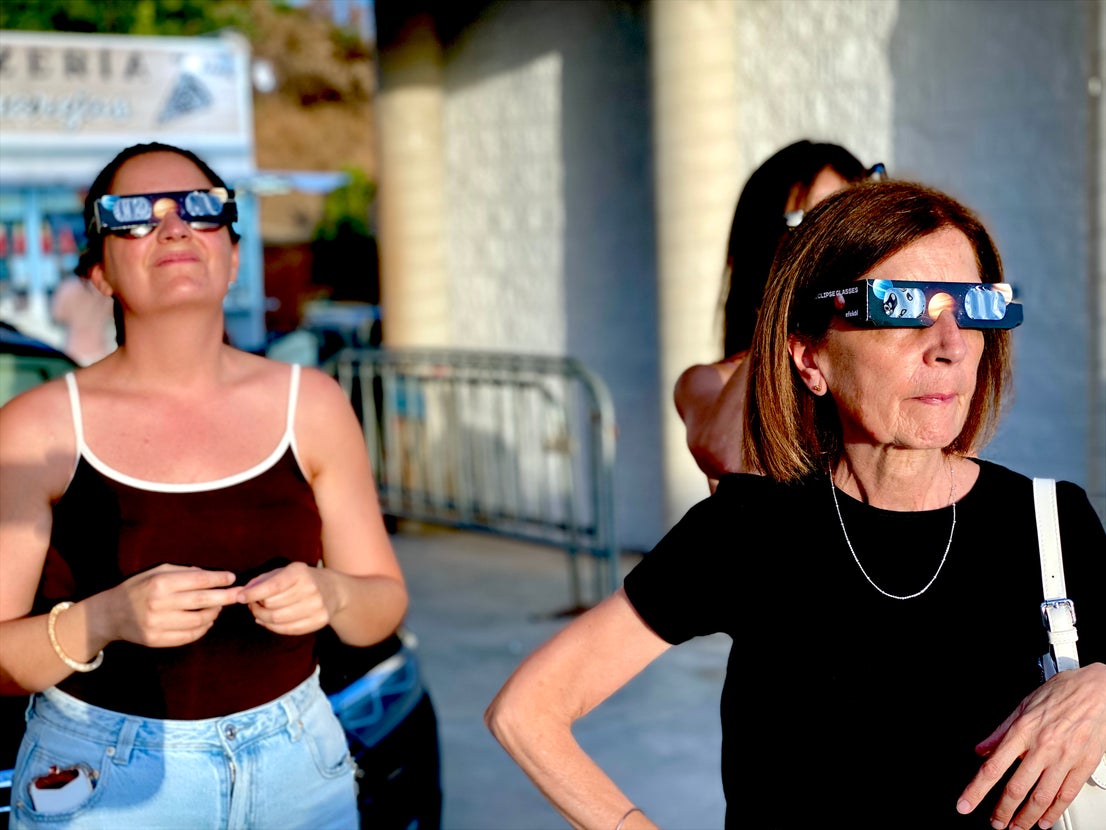 Huétor Vega fue un lugar privilegiado para ver el eclipse