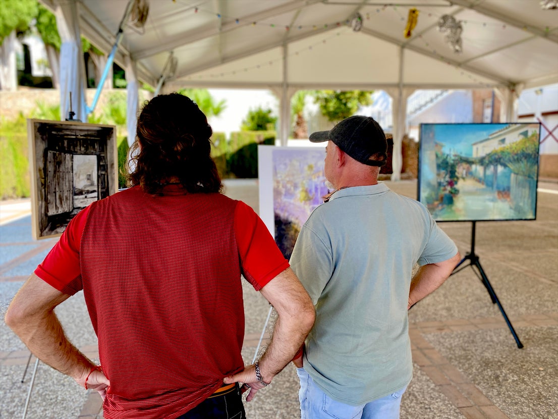 El Concurso de Pintura Rápida de Huétor Vega sublima la belleza del pueblo