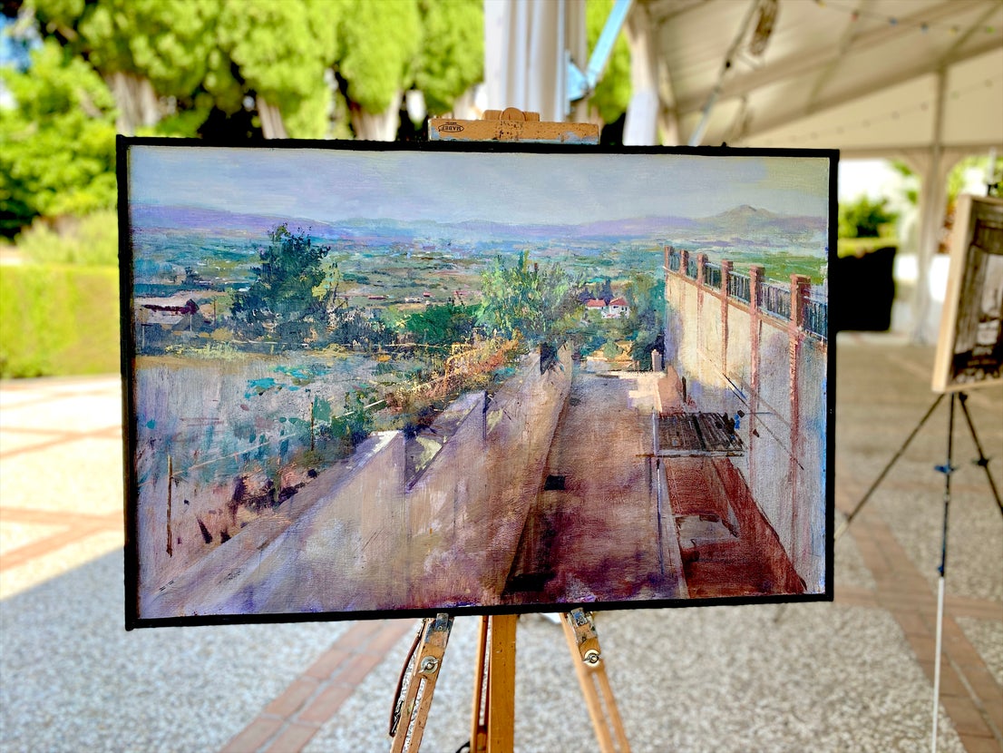 El Concurso de Pintura Rápida de Huétor Vega sublima la belleza del pueblo