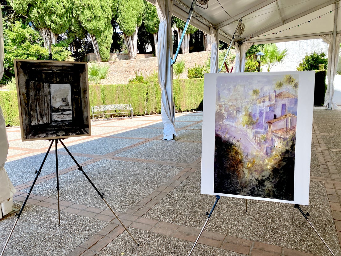 El Concurso de Pintura Rápida de Huétor Vega sublima la belleza del pueblo
