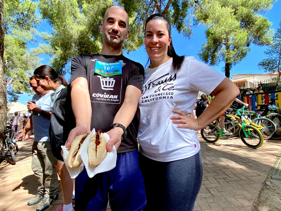 Barbacoa y regalos en el Día de la Bicicleta en Huétor Vega
