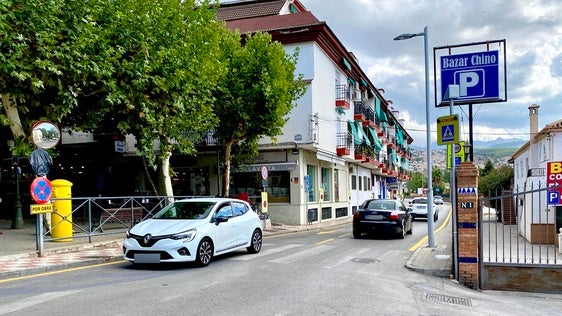 Las obras en la red eléctrica modifican el tráfico en Huétor Vega