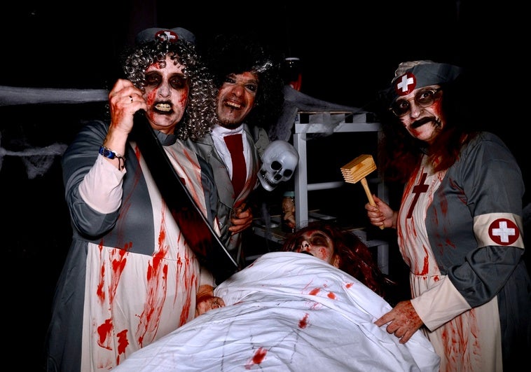 Pasaje del Terror en el pabellón de Huétor Vega, el año pasado.