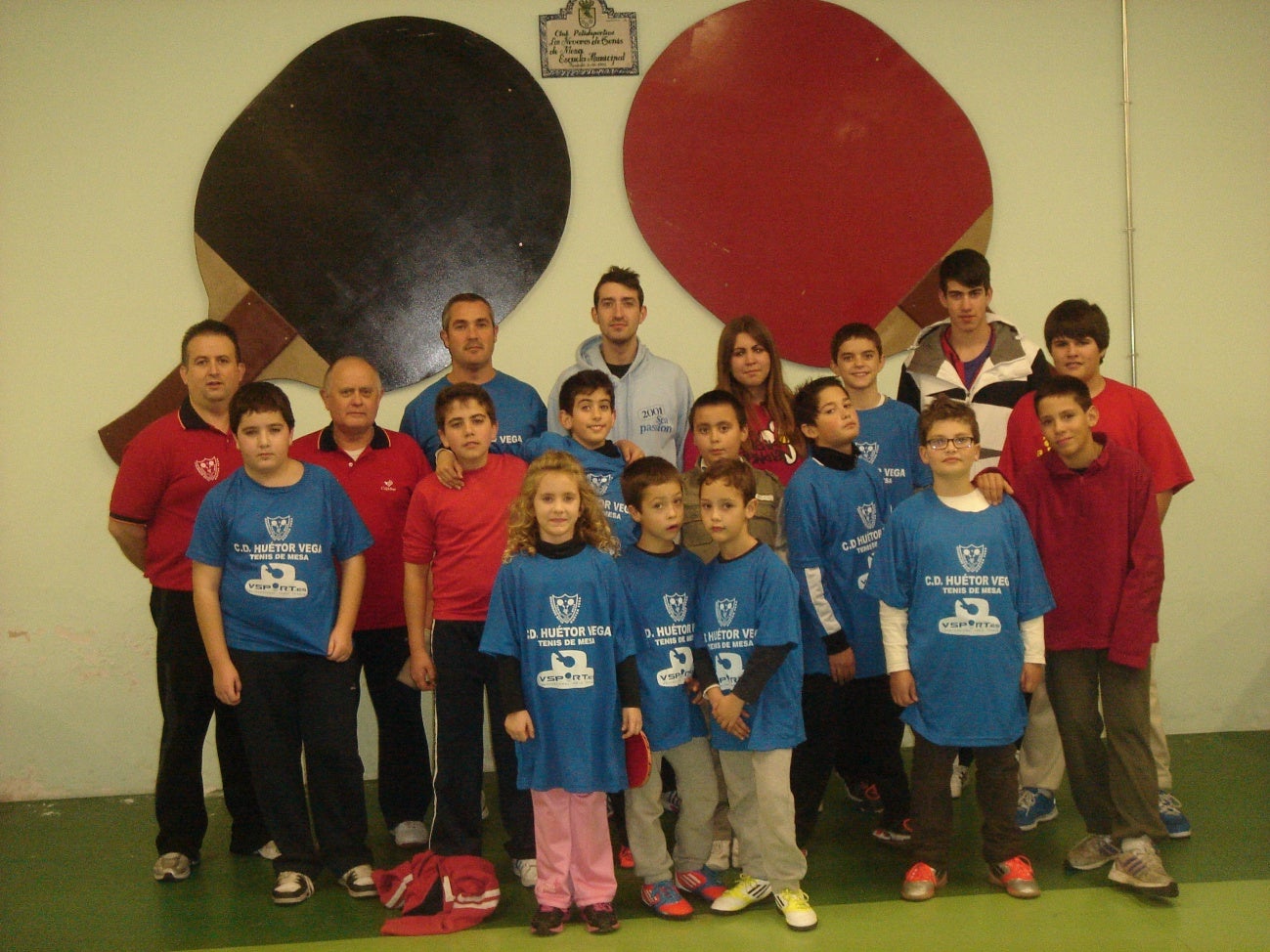 Escuela de campeones de tenis de mesa