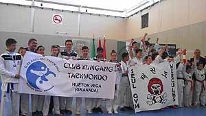 El club hueteño Del Paso Kumgang, tercero en el Campeonato de Andalucía de Taekwondo