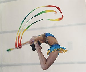 La hueteña Andrea Rosales, tercera en el Campeonato de Andalucía de Gimnasia Rítmica