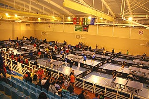 Tenis de mesa: los mejores palistas, en Huétor Vega