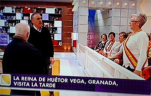 La 'reina' de Huétor Vega, en el programa de Juan y Medio