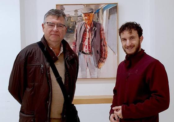 Manuel Beltrán y Pablo Laguna, en el Centro Carmen Jiménez de La Zubia.
