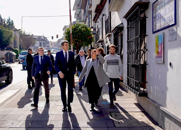 Visita institucional al Ayuntamiento zubiense.