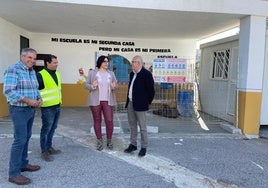Visita de la delegada de Desarrollo Educativo, María José Martín.