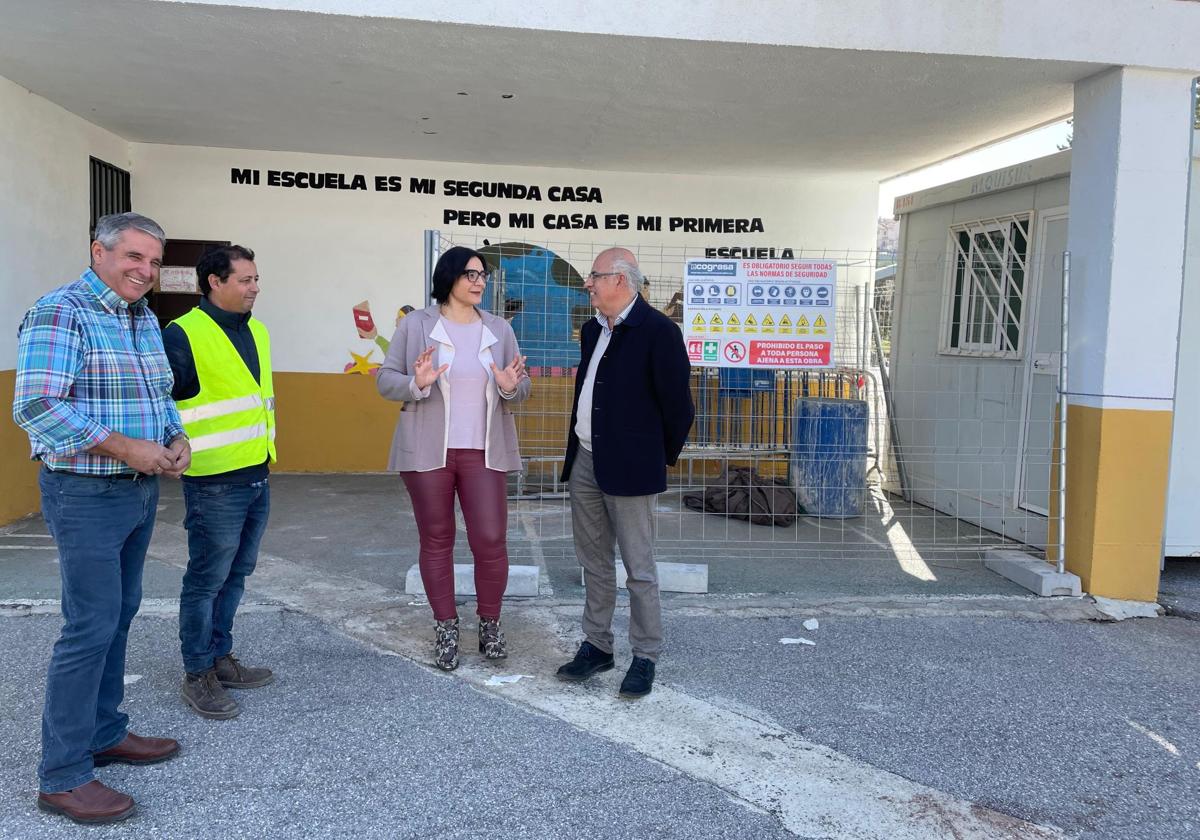 Visita de la delegada de Desarrollo Educativo, María José Martín.