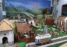 Belén Monumental de La Zubia, este año montado en una plataforma a tres alturas.