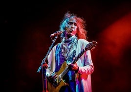 Robe Iniesta, en una visita a Granada en 2022.