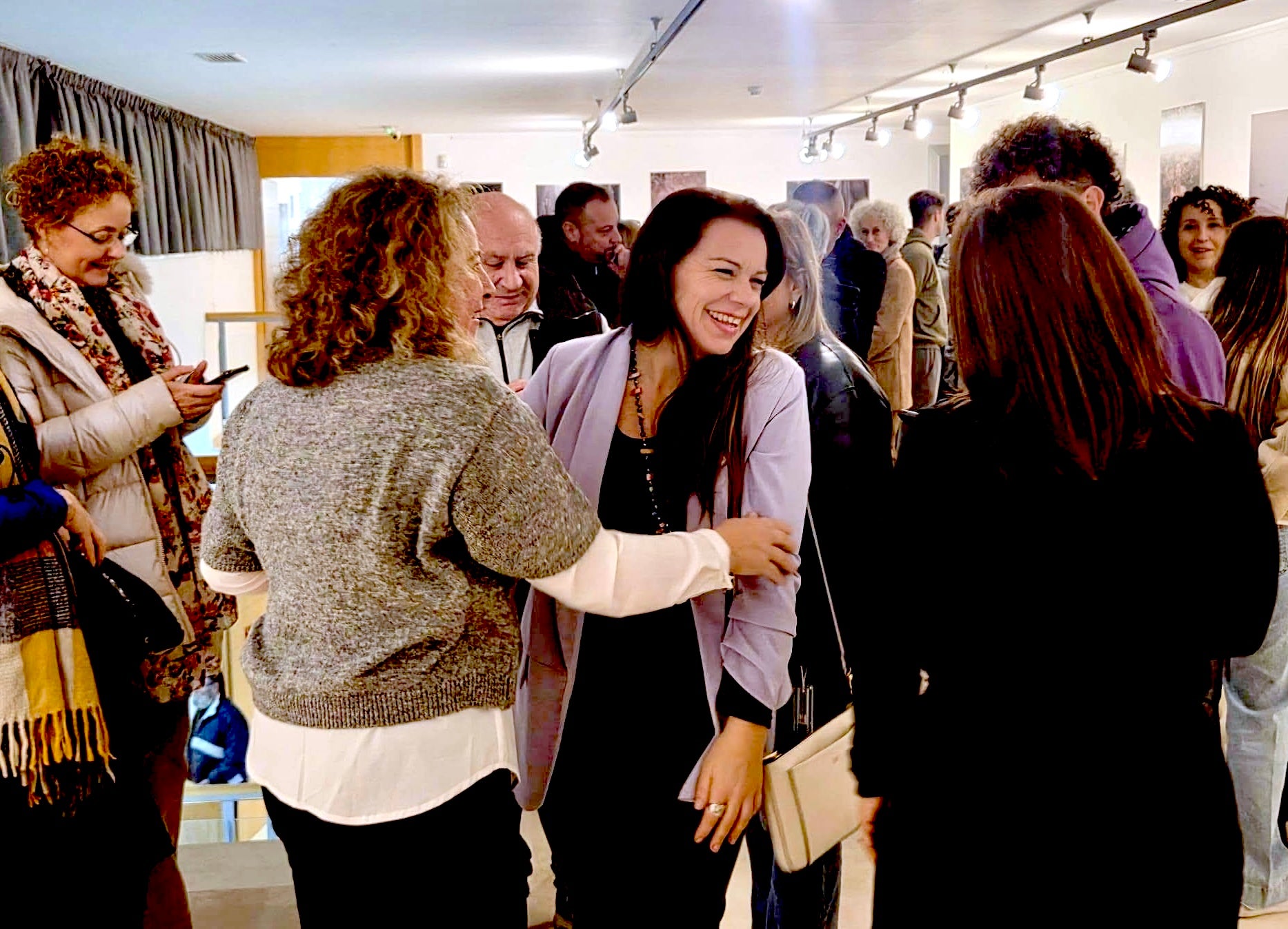 Rebeca Sánchez, concejala de Igualdad, en la inauguración.