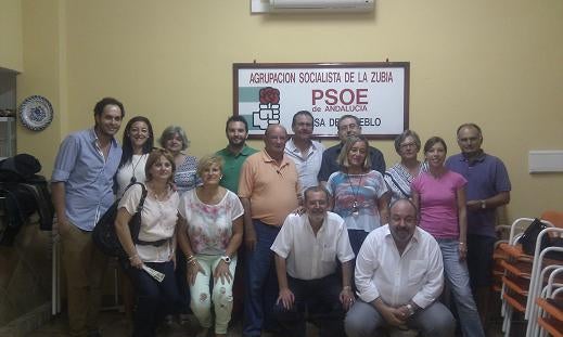 Diego Díaz repite como secretario general en la nueva ejecutiva socialista de La Zubia