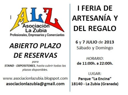La I Feria de Artesanía y del Regalo abre sus puertas el primer fin de semana de julio