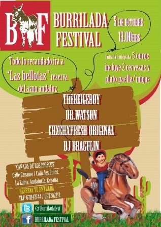 Burrilada Festival, en la Cañada de los Priscos