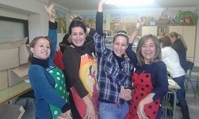 Los padres se suman al desayuno andaluz