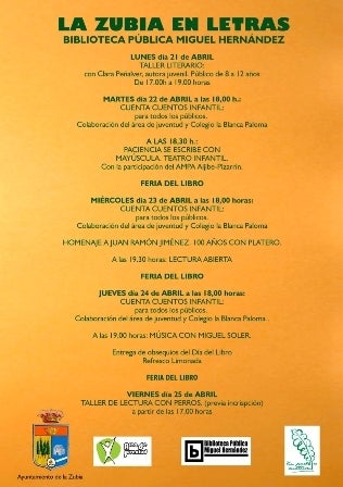 Actividades en torno a la lectura para conmemorar el día del libro