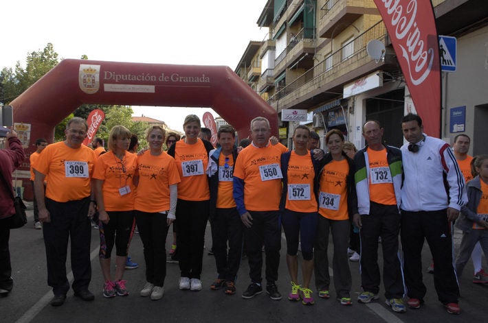 Vecinos, Ayuntamiento y Diputación acompañan a afectados de Parkinson en su tercera carrera solidaria