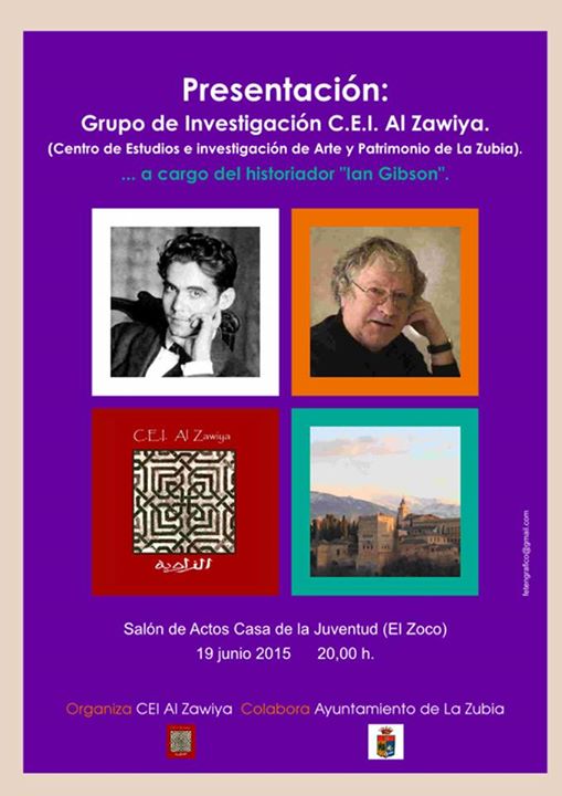 Ian Gibson, invitado de honor en la presentación oficial del grupo de investigación CEI Al Zawiya