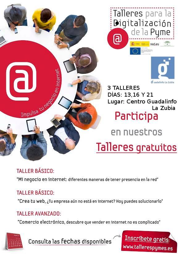 Talleres para la digitalización de las pymes en el Centro Guadalinfo de La Zubia