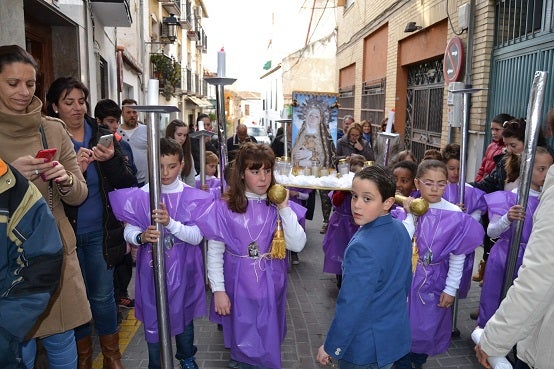 La pequeña y colorida Semana Santa de La Zubia