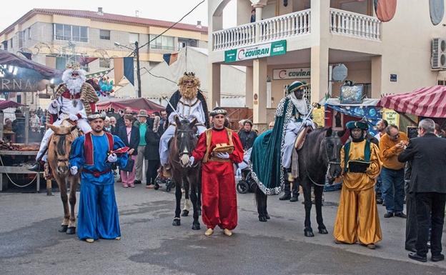 Representación del Auto Sacramental de los Reyes Magos, el año pasado en Los Gallardos.